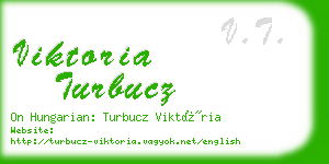 viktoria turbucz business card
